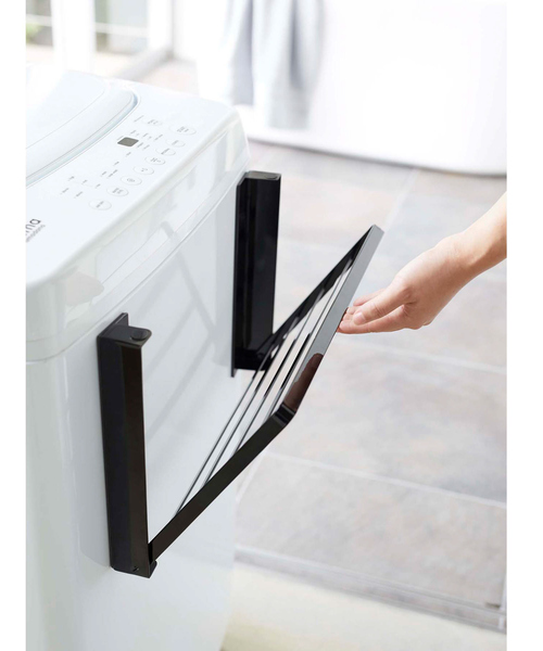 tower（タワー）の「【tower】 洗濯機横マグネット折畳み棚（ランドリーグッズ・レディース・ホワイト/ブラック・フリー）」の11枚目の写真