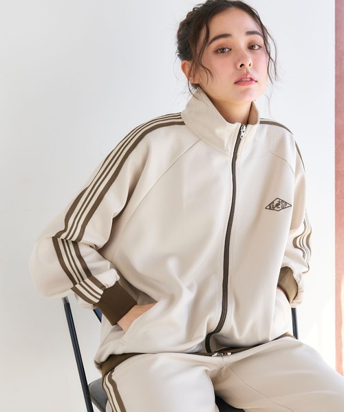 KANGOL SPORT】サイドライントラックジャケット《UV対策・ストレッチ