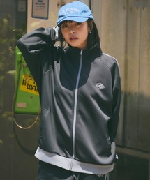 KANGOL SPORT（カンゴールスポーツ）の「【KANGOL SPORT】サイドライントラックジャケット《UV対策・ストレッチ・ジャージ》◆新色追加◆（ジャージ）」
