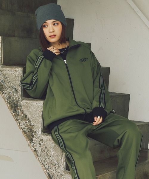 セール】【KANGOL SPORT】サイドライントラックジャケット《UV対策