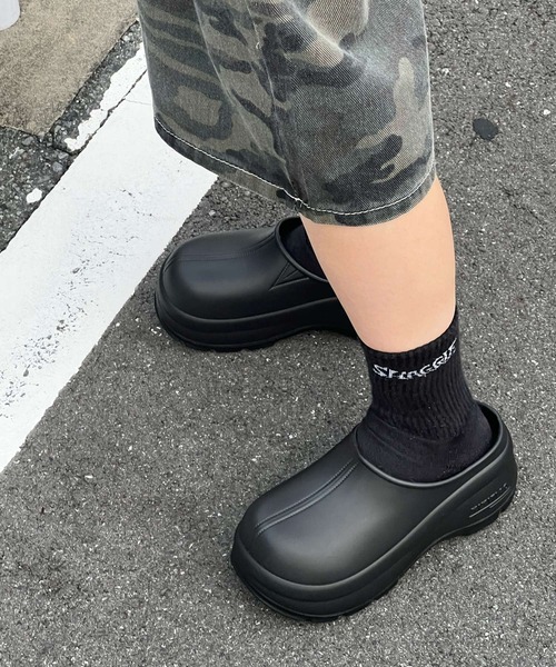 MEMECLE（メメクル）の「【 MEMECLE / メメクル 】軽量 EVA プラットフォーム クロッグ ミュールサンダル（スリッポン・レディース・ブラック/アイボリー/ホワイト・40/38/36）」の19枚目の写真