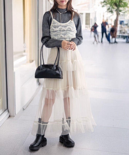 MAISON BREEZE reveur(メゾンブリーズレヴール)の「【MAISON BREEZE reveur】ロングハンドルボストンバッグ/ハンドバッグ(ショルダーバッグ・レディース・シルバー/ブラック・FREE)」の21枚目の写真