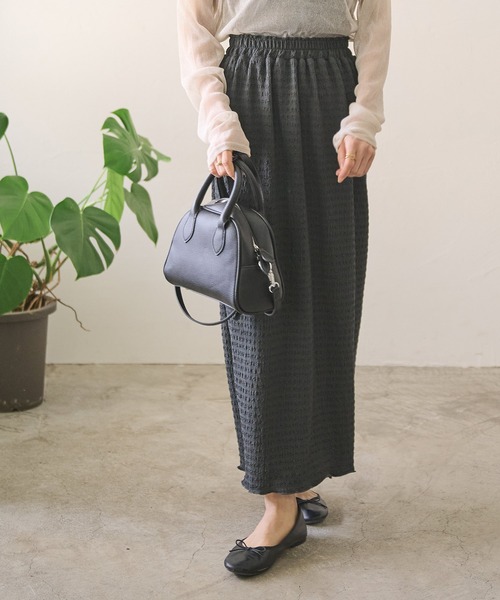 Crisp（クリスプ）の「【ZOZO限定】ショルダーボストンバッグ（ショルダーバッグ・レディース・ブラック/ベージュ・FREE）」の10枚目の写真