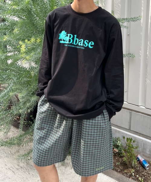 BROKEN BASE（ブロークンベース）の「treeロンT（Tシャツ/カットソー・メンズ・オフホワイト/ブラック/オートミール・LARGE/MEDIUM）」の2枚目の写真