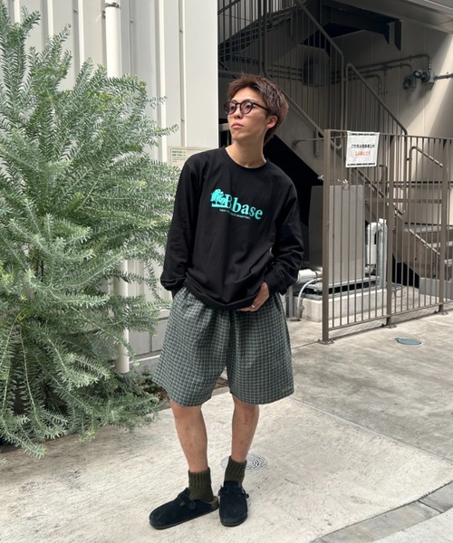BROKEN BASE（ブロークンベース）の「treeロンT（Tシャツ/カットソー・メンズ・オフホワイト/ブラック/オートミール・LARGE/MEDIUM）」の5枚目の写真