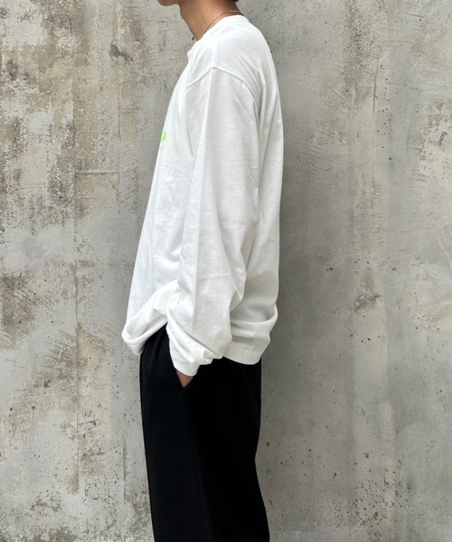 BROKEN BASE（ブロークンベース）の「treeロンT（Tシャツ/カットソー・メンズ・オフホワイト/ブラック/オートミール・LARGE/MEDIUM）」の21枚目の写真