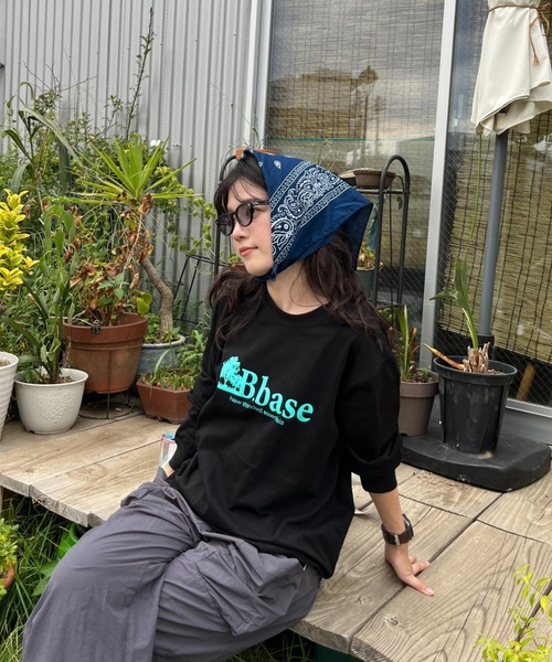 BROKEN BASE（ブロークンベース）の「treeロンT（Tシャツ/カットソー・メンズ・オフホワイト/ブラック/オートミール・LARGE/MEDIUM）」の4枚目の写真