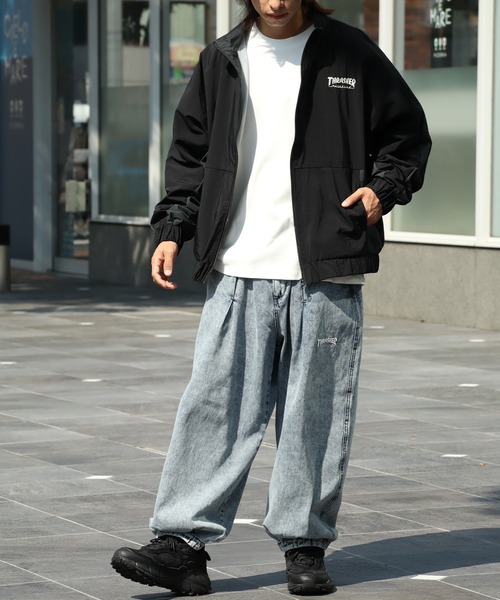セール】【THRASHER/スラッシャー】カツラギワイドバルーンデニム