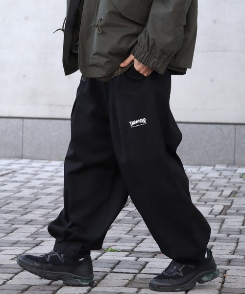 セール】【THRASHER/スラッシャー】カツラギワイドバルーンデニム