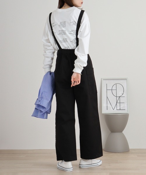 セール】サイドビックポケットサロペットパンツ（サロペット