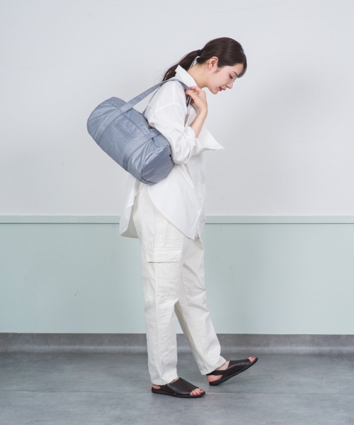 ACOC(アコック)の「【ACOC/アコック】ショルダーバッグ Stitch Large Duffle Bag(ショルダーバッグ・レディース・ブラック/グレー・FREE)」の21枚目の写真