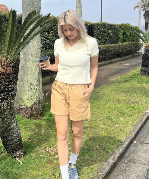 ROXY（ロキシー）の「HITCHHIKKER'S SHORTS/ロキシーウエストゴムショートパンツ（その他パンツ・レディース・ベージュ/ホワイト/ブラック・SMALL/MEDIUM/LARGE）」の21枚目の写真