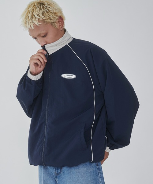 WEGO(ウィゴー)の「WEGO/バルーンナイロンブルゾン(ブルゾン・メンズ・ネイビー/グレー/ブラック・SMALL/MEDIUM/LARGE)」の3枚目の写真
