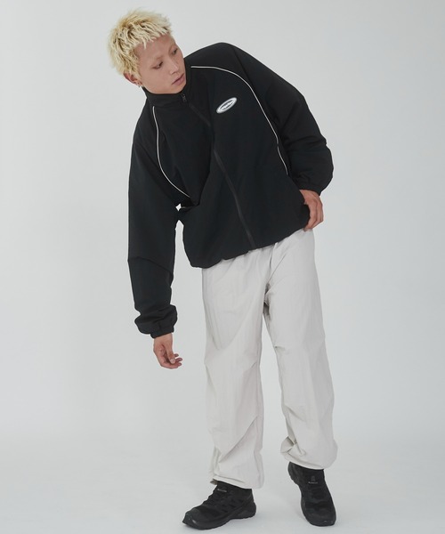 WEGO(ウィゴー)の「WEGO/バルーンナイロンブルゾン(ブルゾン・メンズ・ネイビー/グレー/ブラック・SMALL/MEDIUM/LARGE)」の4枚目の写真