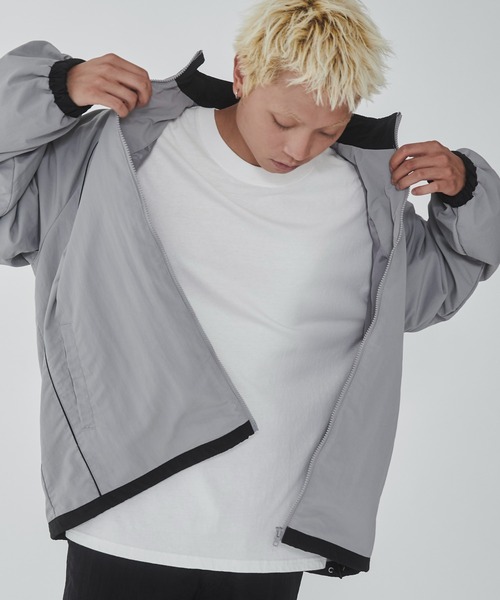 WEGO(ウィゴー)の「WEGO/バルーンナイロンブルゾン(ブルゾン・メンズ・ネイビー/グレー/ブラック・SMALL/MEDIUM/LARGE)」の16枚目の写真