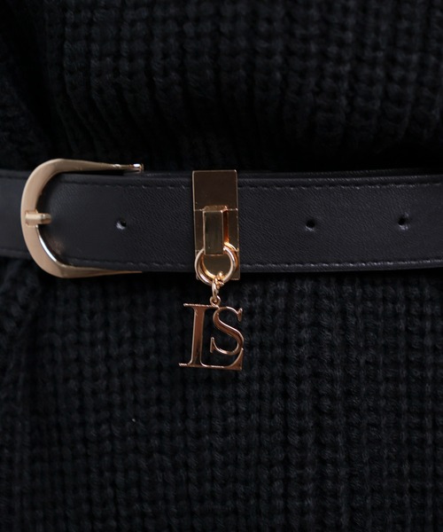 LIPSERVICE（リップサービス）の「LSチャームベルト（ベルト・レディース・アイボリー/ブラック・FREE）」の6枚目の写真