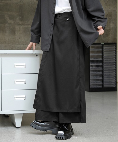 【セール】【FVLMEN】gimmick skirt ankle pants/ギミック スカート アンクル パンツ（その他パンツ）｜FVLMEN（フルメン）