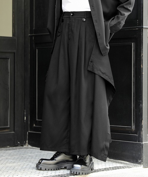 【セール】【FVLMEN】gimmick skirt ankle pants/ギミック スカート アンクル パンツ（その他パンツ）｜FVLMEN（フルメン）