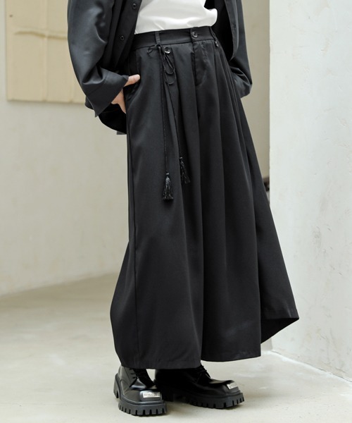 【セール】【FVLMEN】gimmick skirt ankle pants/ギミック スカート アンクル パンツ（その他パンツ）｜FVLMEN（フルメン）