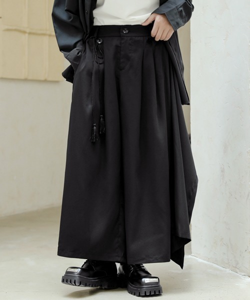 【セール】【FVLMEN】gimmick skirt ankle pants/ギミック スカート アンクル パンツ（その他パンツ）｜FVLMEN（フルメン）