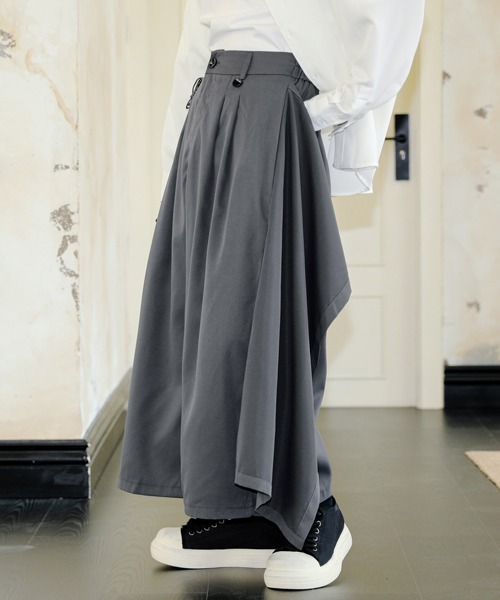 【セール】【FVLMEN】gimmick skirt ankle pants/ギミック スカート アンクル パンツ（その他パンツ）｜FVLMEN（フルメン）