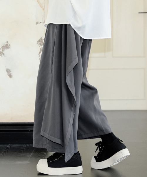 【セール】【FVLMEN】gimmick skirt ankle pants/ギミック スカート アンクル パンツ（その他パンツ）｜FVLMEN（フルメン）