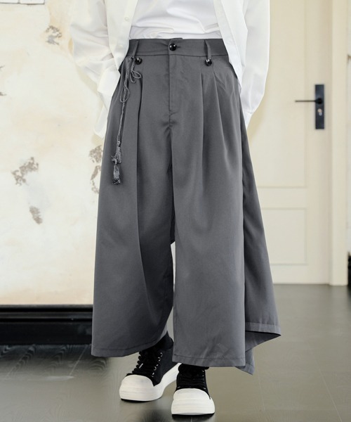【セール】【FVLMEN】gimmick skirt ankle pants/ギミック スカート アンクル パンツ（その他パンツ）｜FVLMEN（フルメン）