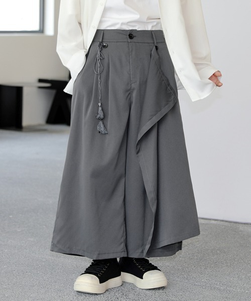 【セール】【FVLMEN】gimmick skirt ankle pants/ギミック スカート アンクル パンツ（その他パンツ）｜FVLMEN（フルメン）