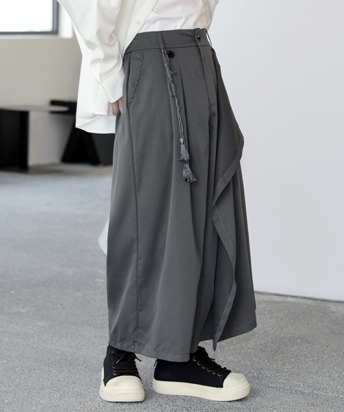 【セール】【FVLMEN】gimmick skirt ankle pants/ギミック スカート アンクル パンツ（その他パンツ）｜FVLMEN（フルメン）