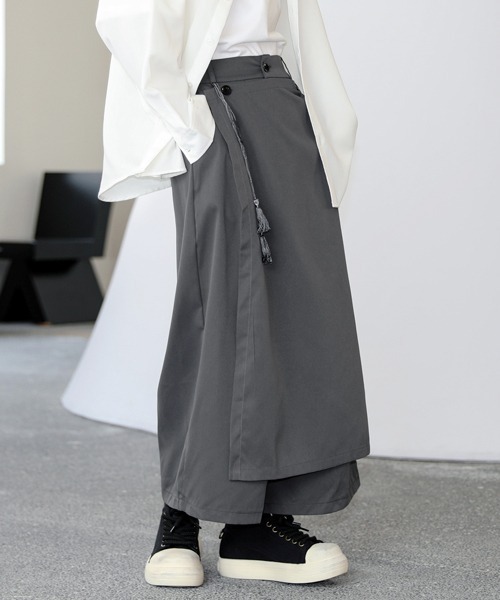 【セール】【FVLMEN】gimmick skirt ankle pants/ギミック スカート アンクル パンツ（その他パンツ）｜FVLMEN（フルメン）
