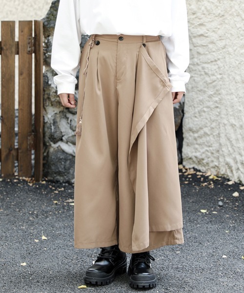 【セール】【FVLMEN】gimmick skirt ankle pants/ギミック スカート アンクル パンツ（その他パンツ）｜FVLMEN（フルメン）