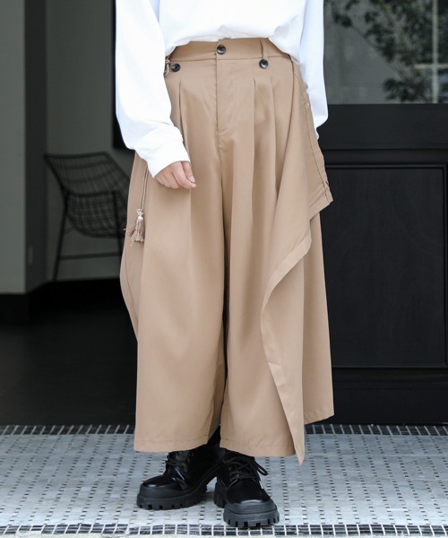 【セール】【FVLMEN】gimmick skirt ankle pants/ギミック スカート アンクル パンツ（その他パンツ）｜FVLMEN（フルメン）