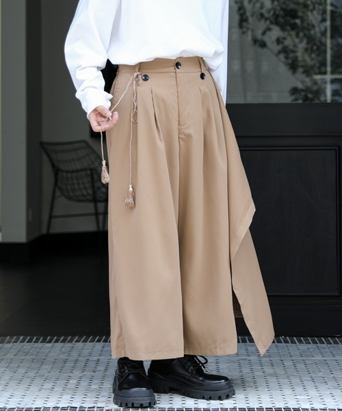 【セール】【FVLMEN】gimmick skirt ankle pants/ギミック スカート アンクル パンツ（その他パンツ）｜FVLMEN（フルメン）
