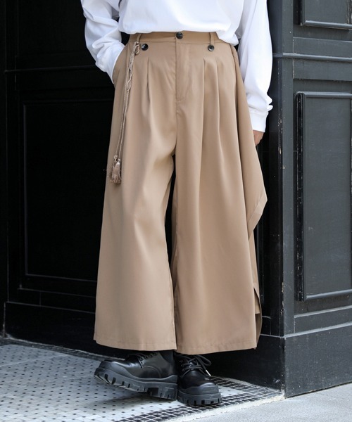 【セール】【FVLMEN】gimmick skirt ankle pants/ギミック スカート アンクル パンツ（その他パンツ）｜FVLMEN（フルメン）