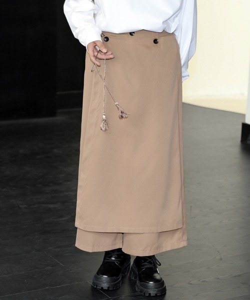 【セール】【FVLMEN】gimmick skirt ankle pants/ギミック スカート アンクル パンツ（その他パンツ）｜FVLMEN（フルメン）