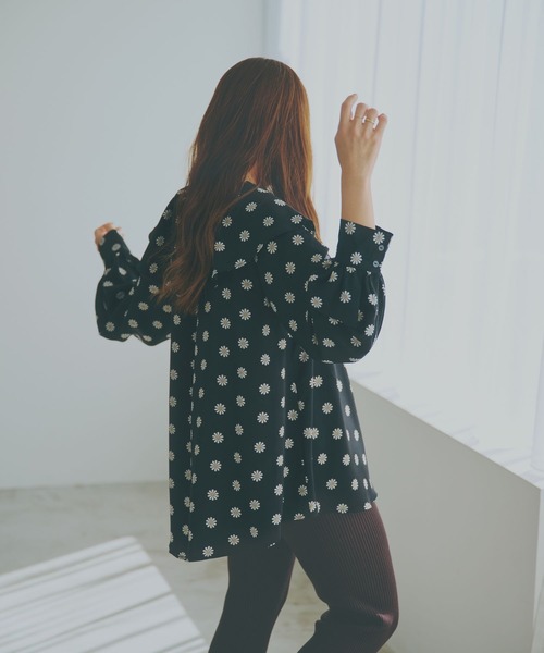 セール】高山直子さんコラボ/BIGカラーブラウス/EiiS/133546（シャツ