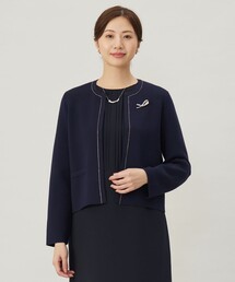【新品未使用タグ付】J.PRESS ノーカラージャケット 大きいサイズ15号 J.PRESS｜ジェイプレスのノーカラージャケット通販 - ZOZOTOWN