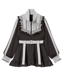 DearMyLove | 十字架刺繍フリルシスタージャージワンピース(ワンピース)