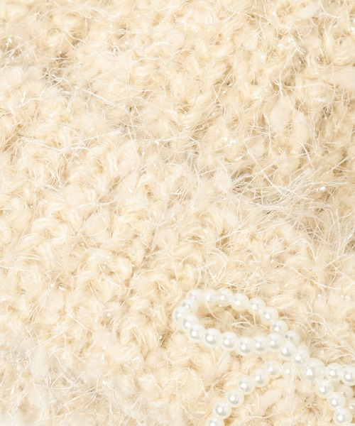 Heather（ヘザー）の「リボンニットキャップ　153257（ニットキャップ/ビーニー・レディース・アイボリー/ブラック・ONE SIZE）」の13枚目の写真