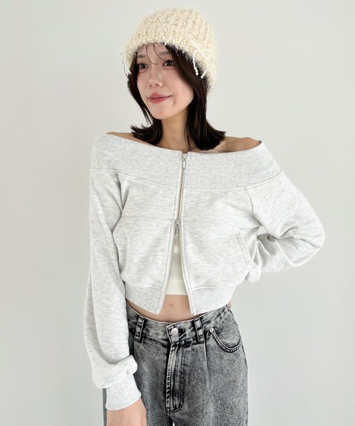 Heather（ヘザー）の「リボンニットキャップ　153257（ニットキャップ/ビーニー・レディース・アイボリー/ブラック・ONE SIZE）」の16枚目の写真