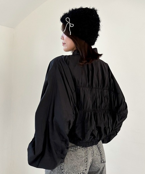 Heather（ヘザー）の「リボンニットキャップ　153257（ニットキャップ/ビーニー・レディース・アイボリー/ブラック・ONE SIZE）」の22枚目の写真