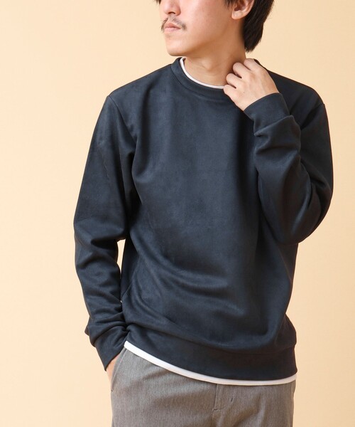 【セール】フェイクスエード クルーネックプルオーバー（Tシャツ/カットソー）｜NOLLEY'S（ノーリーズ）