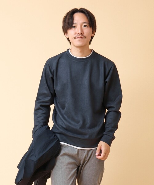 【セール】フェイクスエード クルーネックプルオーバー（Tシャツ/カットソー）｜NOLLEY'S（ノーリーズ）