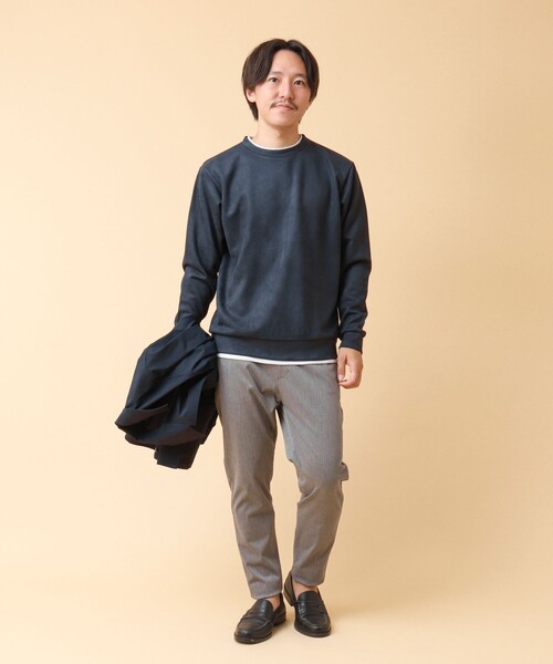 【セール】フェイクスエード クルーネックプルオーバー（Tシャツ/カットソー）｜NOLLEY'S（ノーリーズ）