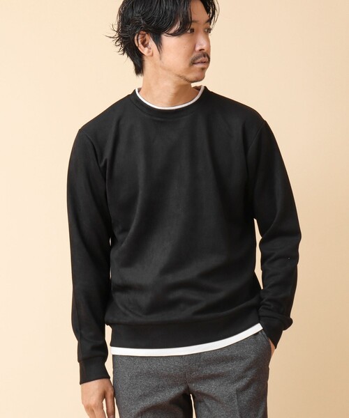 【セール】フェイクスエード クルーネックプルオーバー（Tシャツ/カットソー）｜NOLLEY'S（ノーリーズ）