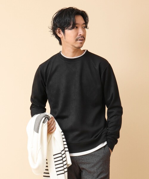 【セール】フェイクスエード クルーネックプルオーバー（Tシャツ/カットソー）｜NOLLEY'S（ノーリーズ）