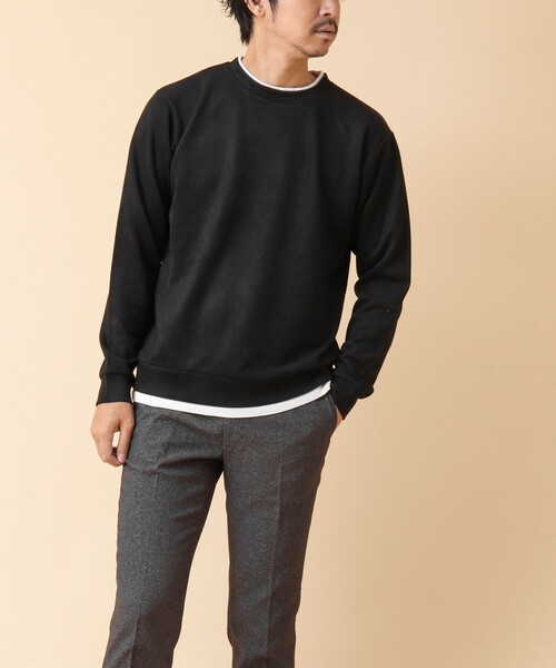 【セール】フェイクスエード クルーネックプルオーバー（Tシャツ/カットソー）｜NOLLEY'S（ノーリーズ）