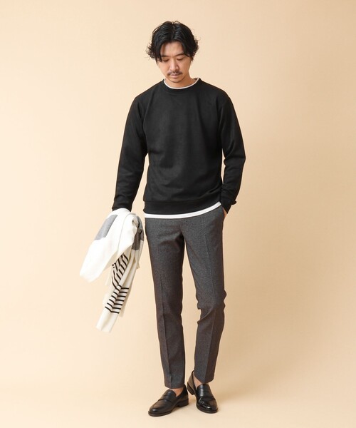 【セール】フェイクスエード クルーネックプルオーバー（Tシャツ/カットソー）｜NOLLEY'S（ノーリーズ）