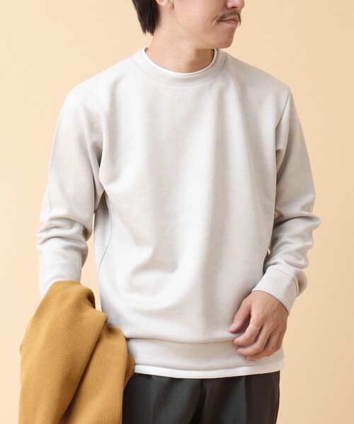 【セール】フェイクスエード クルーネックプルオーバー（Tシャツ/カットソー）｜NOLLEY'S（ノーリーズ）