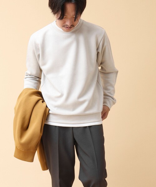 【セール】フェイクスエード クルーネックプルオーバー（Tシャツ/カットソー）｜NOLLEY'S（ノーリーズ）